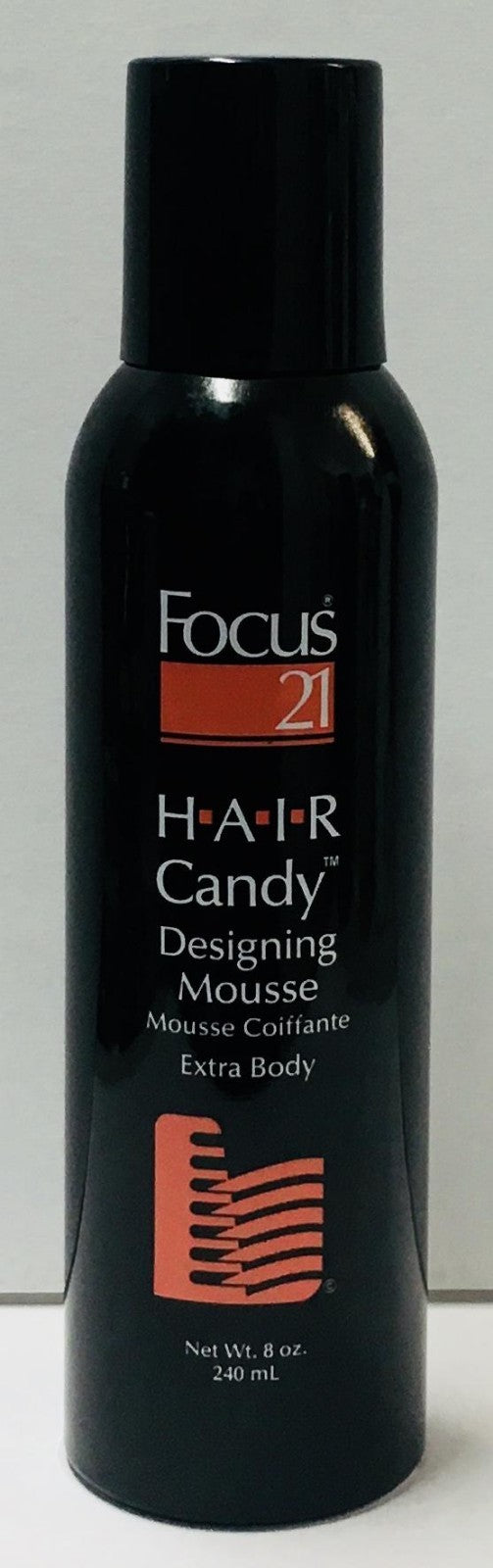 Focus 21 Hair Candy Designing Mousse Extra Body - 2 Pack, 8 oz Each