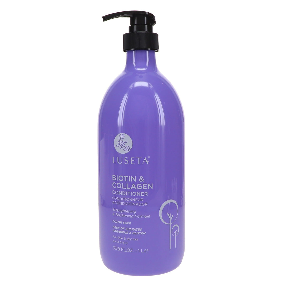 Biotin Collagen Shampoo & Conditioner Set 33.8 oz - Volumizing Hair Care Combo