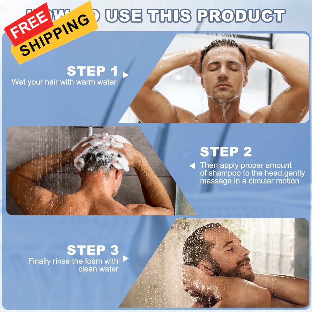 Men's Root Activator Shampoo - Strengthening & Nourishing, 6.8 Fl Oz
