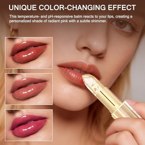 Color Changing Lipstick with Vitamin E - Moisturizing & Long-Lasting
