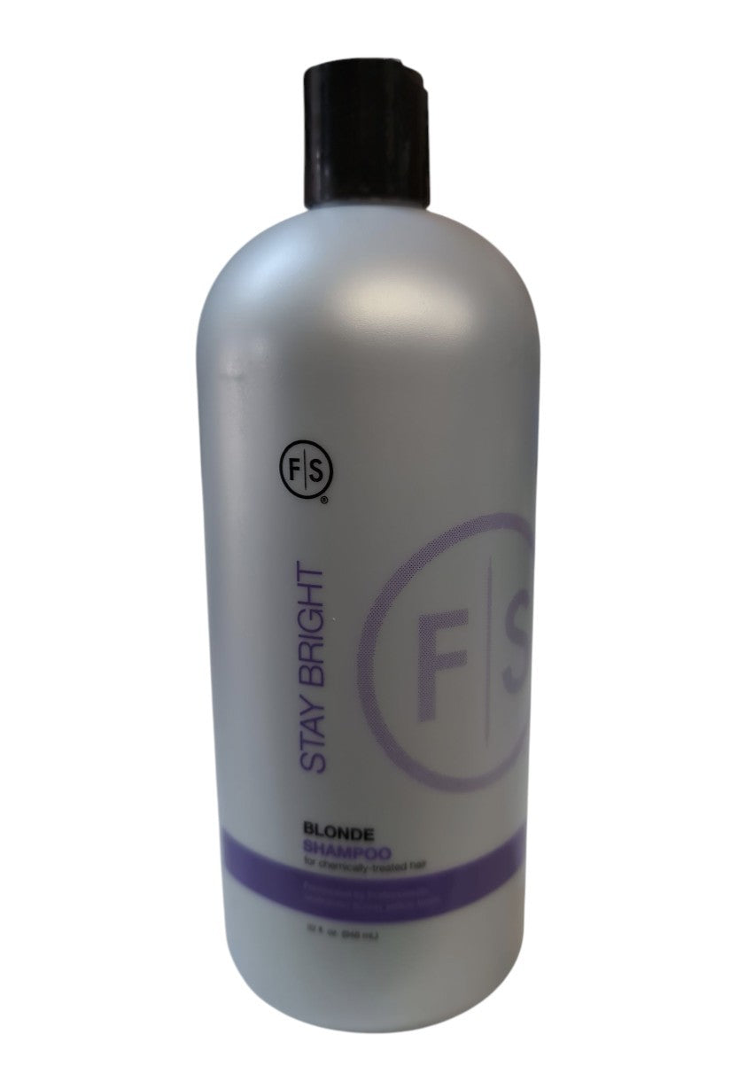 Stay Bright Blonde Shampoo 32 Oz - Neutralizes Brassy Yellow Tones