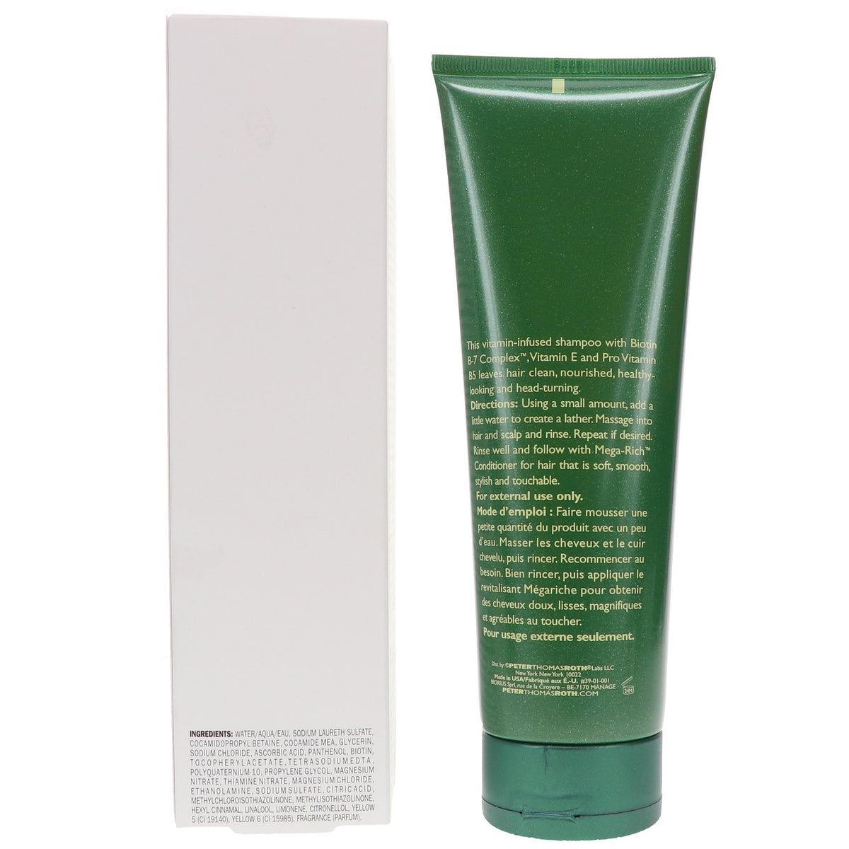 Mega Rich Shampoo for Damaged Hair - 8 oz | Volumizing & Smoothing