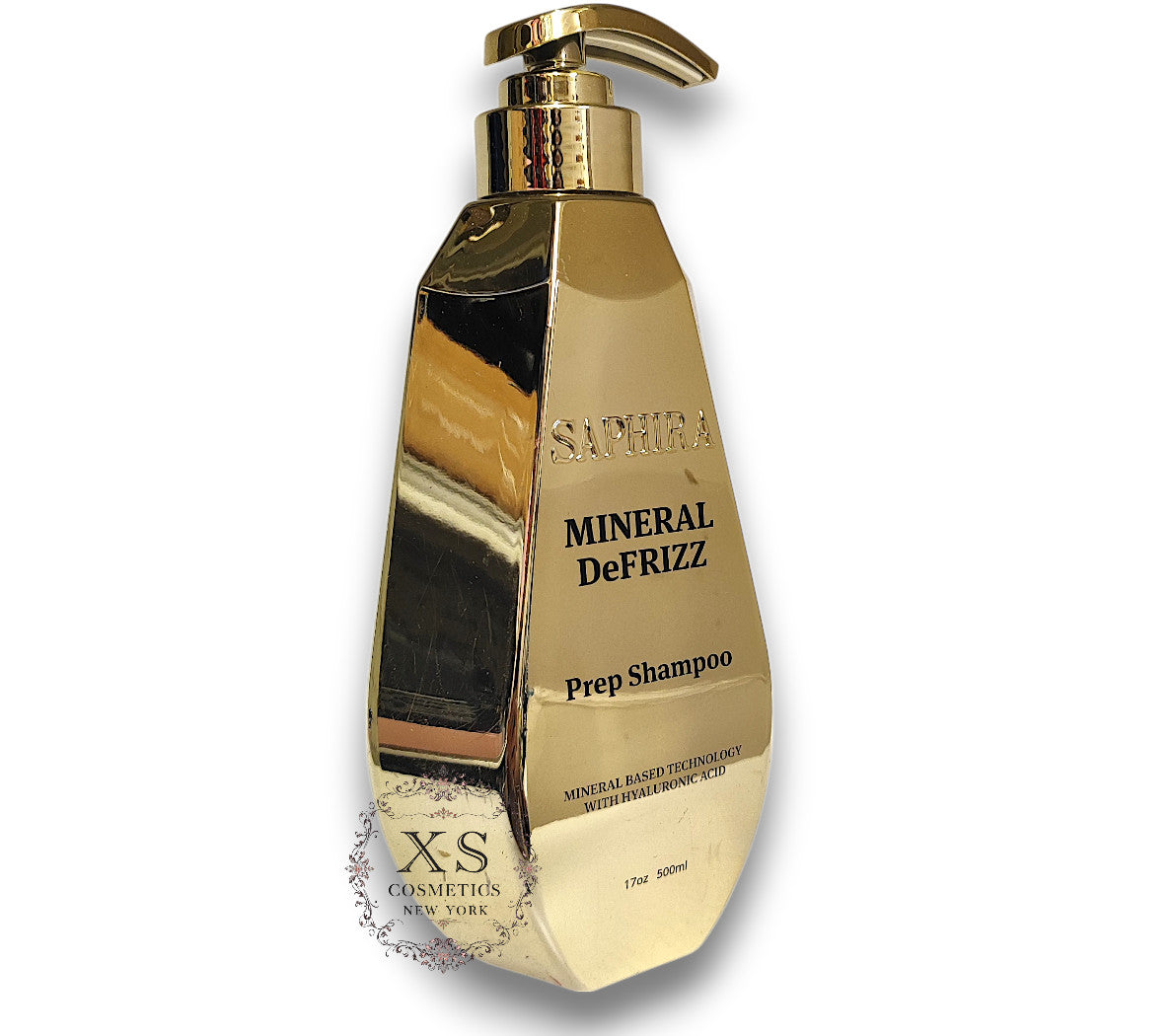 Saphira Mineral Defrizz Shampoo - Clarifying Hair Prep for Salon Treatments 17 oz