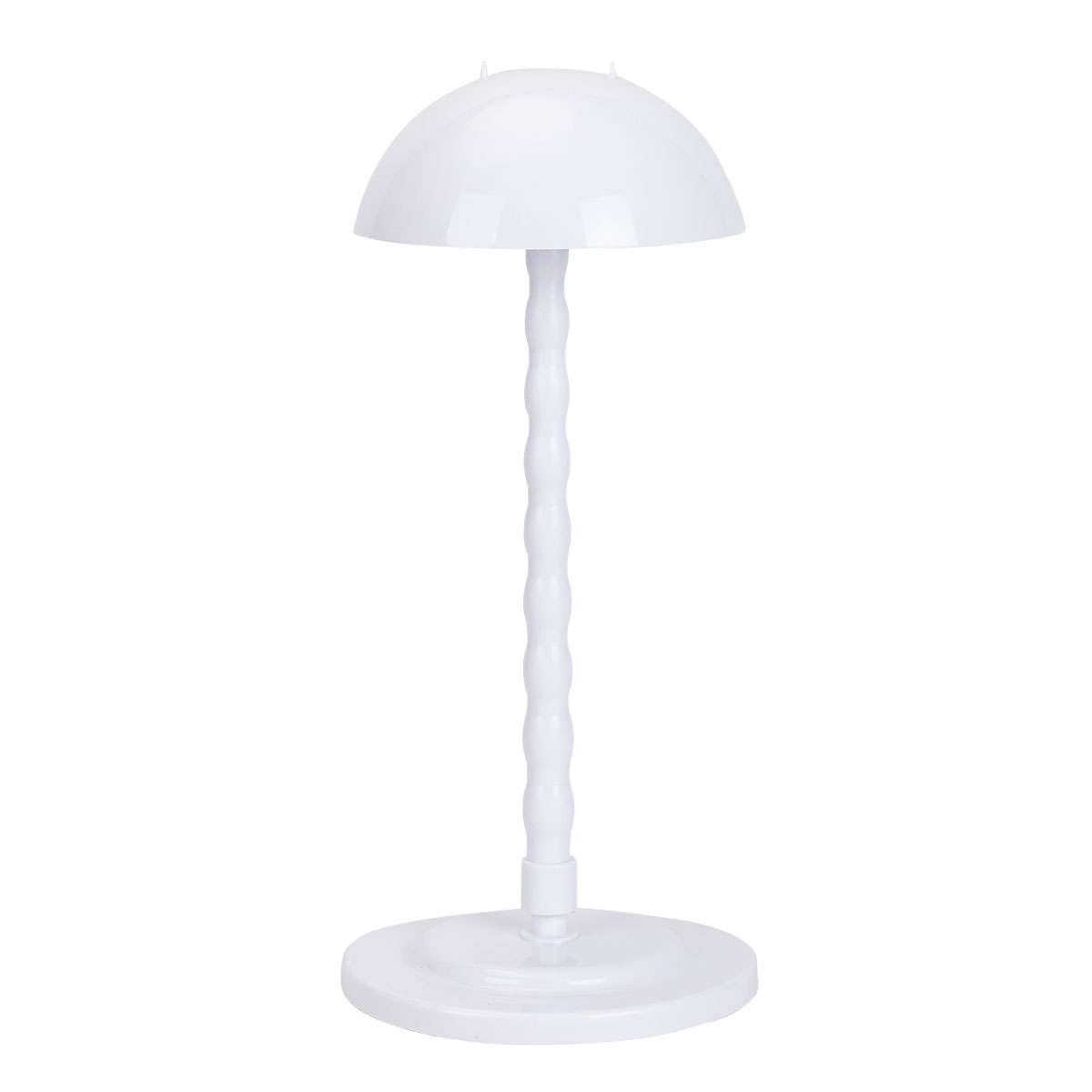 14 Inch Plastic Wig Stand Mannequin Head Holder for Display & Hat Storage
