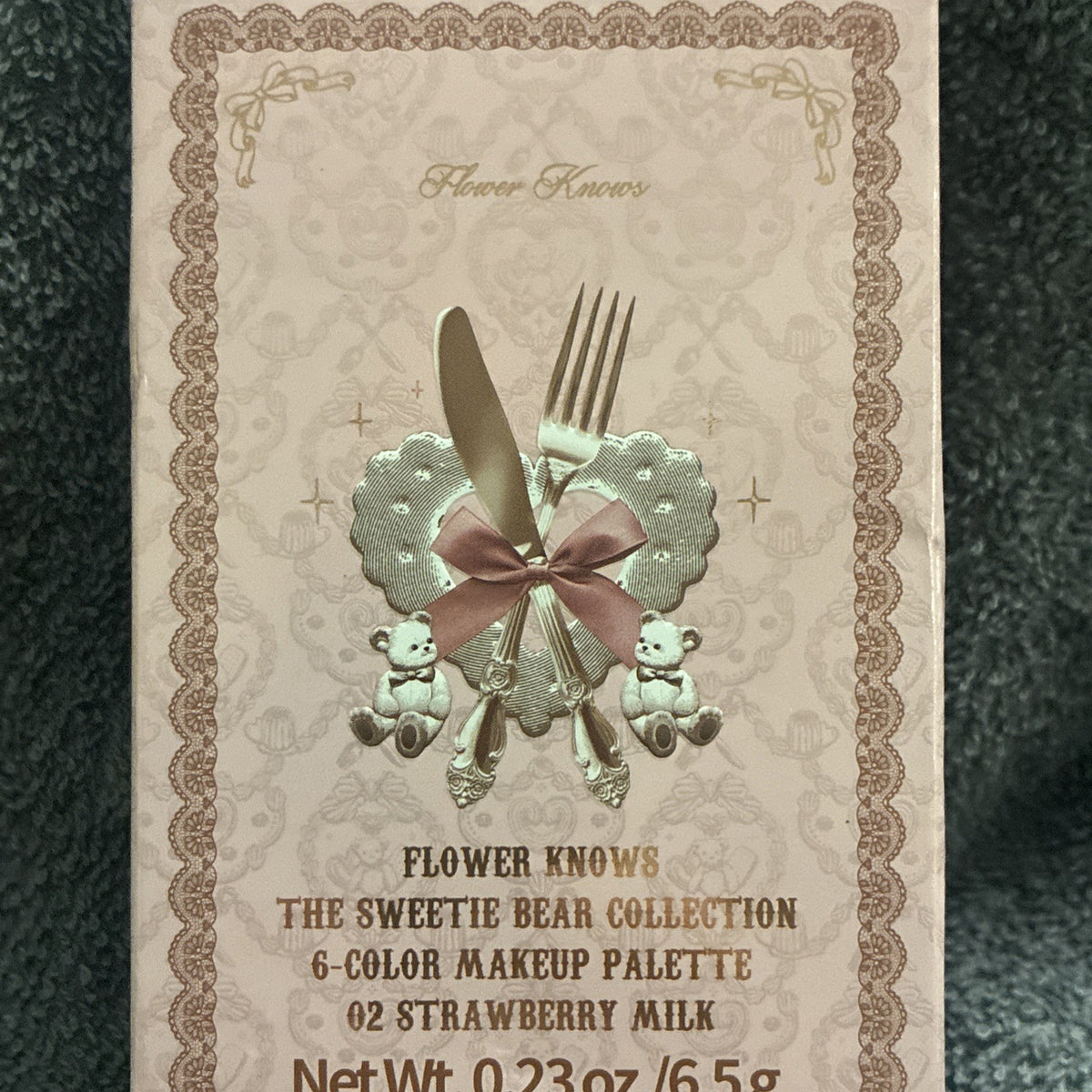 Sweetie Bear 6-Color Eyeshadow Palette Strawberry Milk – Flower Knows