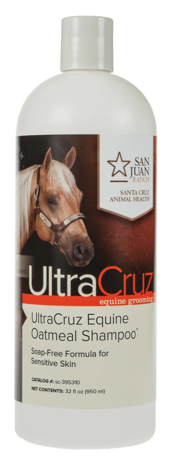 Equine Oatmeal Horse Shampoo - Gentle Skin Relief & Shine 32 oz