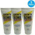 Growth Bomb Strengthening Hair Mask 3 Pack - Hydrating Leave-In Treatment for Damage & Volume