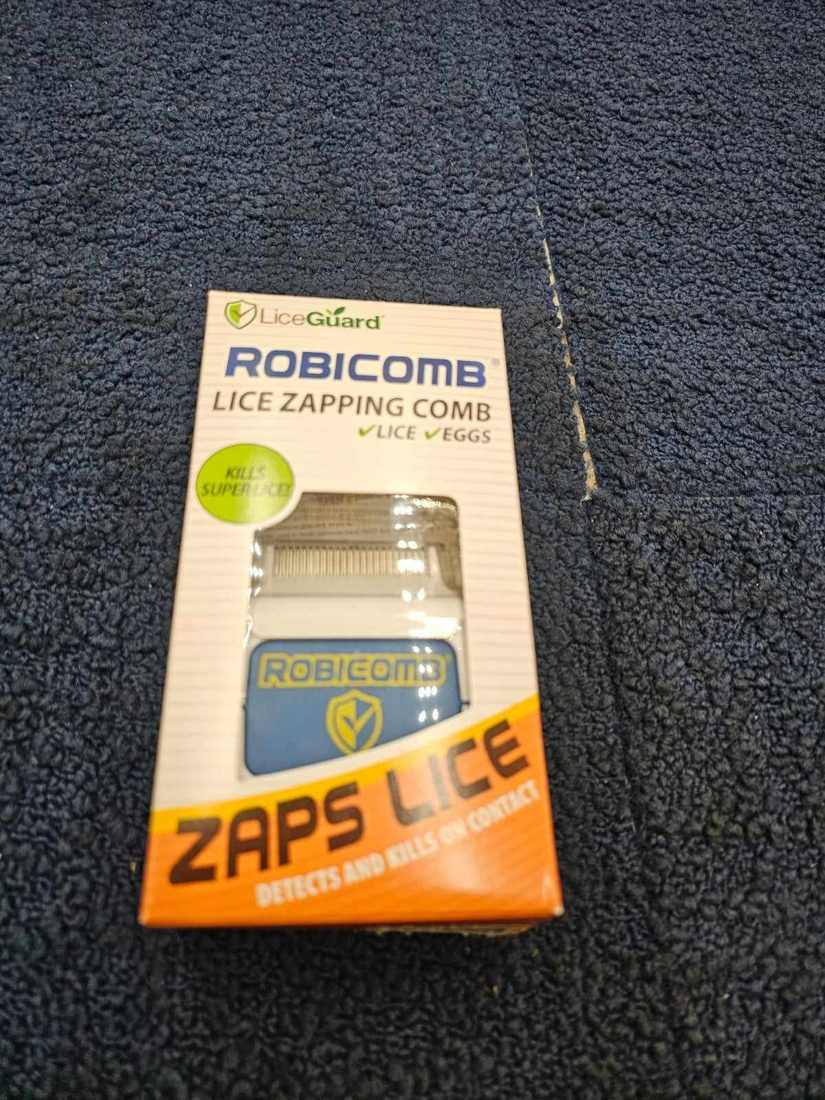 (QTY 3) LiceGuard RobiComb Lice Zapping Comb with Coated Tips - Pest Control