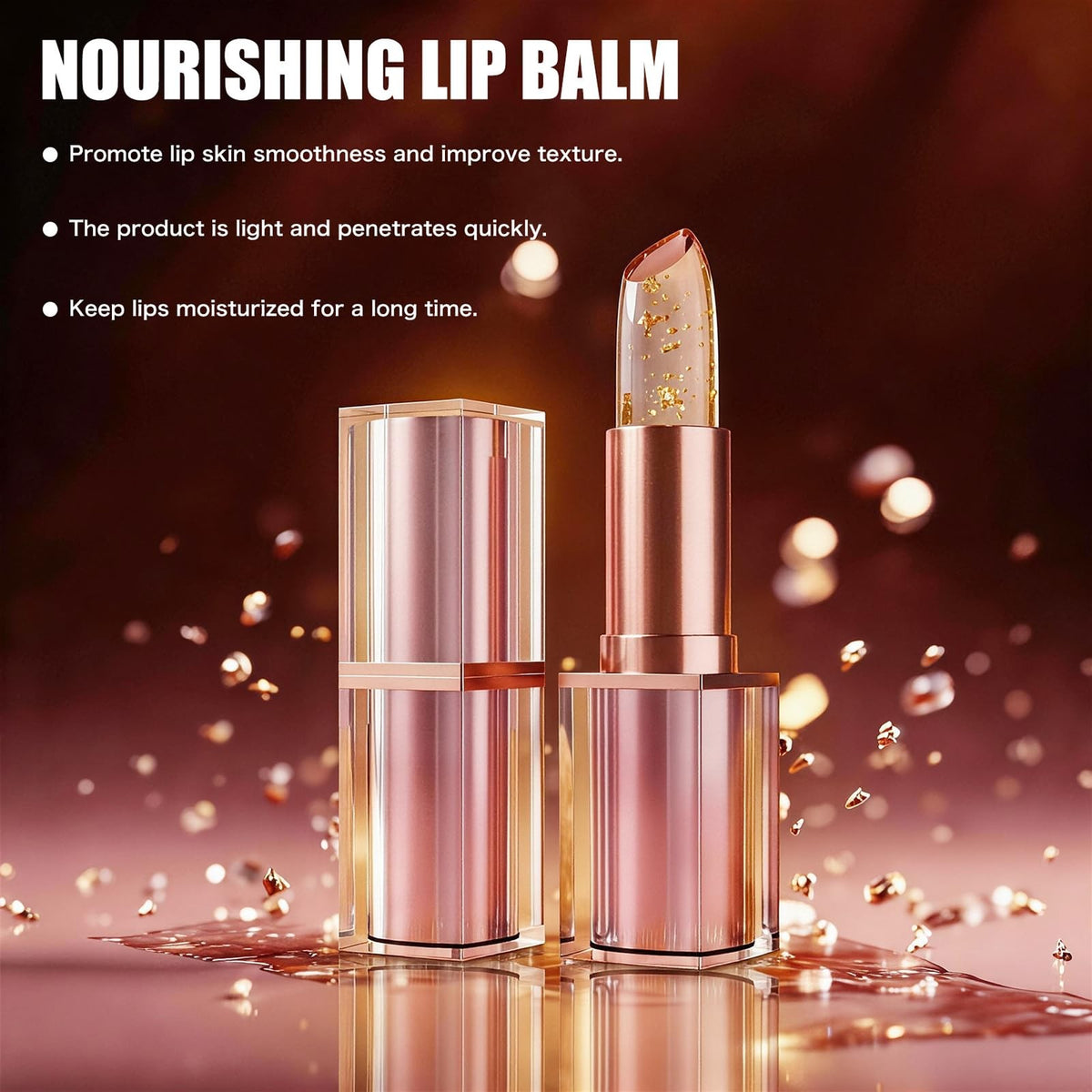 Color Changing Lipstick for Mature Lips – Hydrating, Long-Lasting Color (1pc)