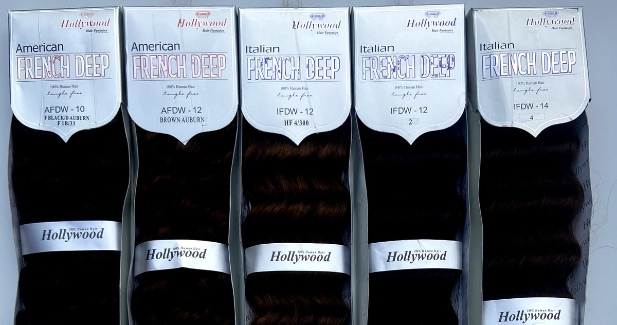 Deep Weaving 100% Human Hair Extensions - Multi Color, 10-14 Inches