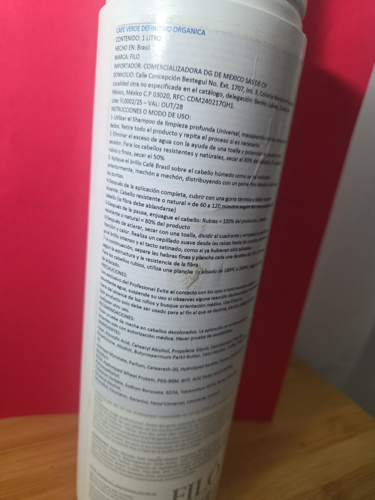 Hair Treatment with Green Coffee Protein - Professional Nourishing Hair Mask
