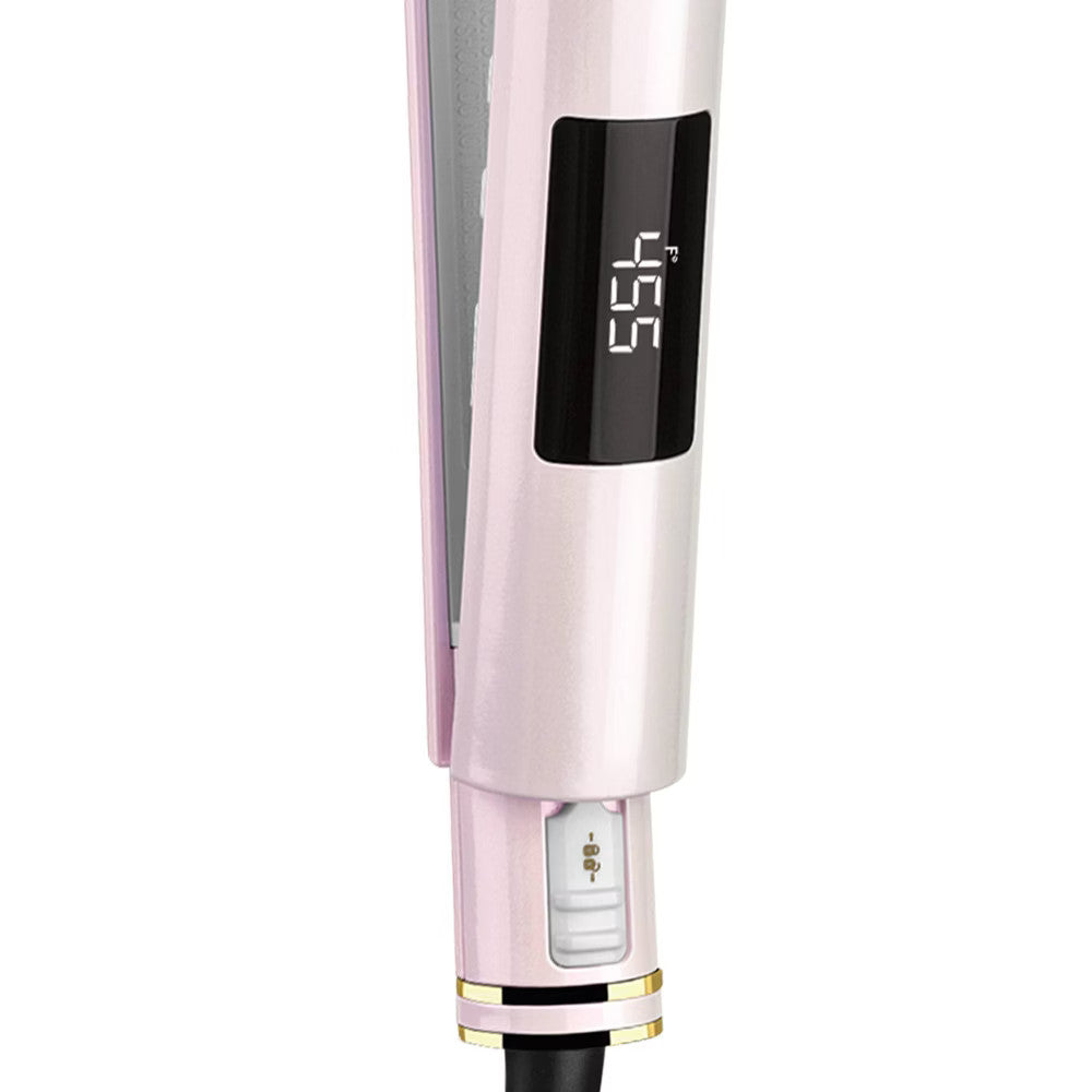 Hair Straightener with LED Display 1 Inch Flat Iron for All Hair Types
