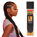 Prestretched Braids Hair Extensions 58 Inch 4 Pack Off Black