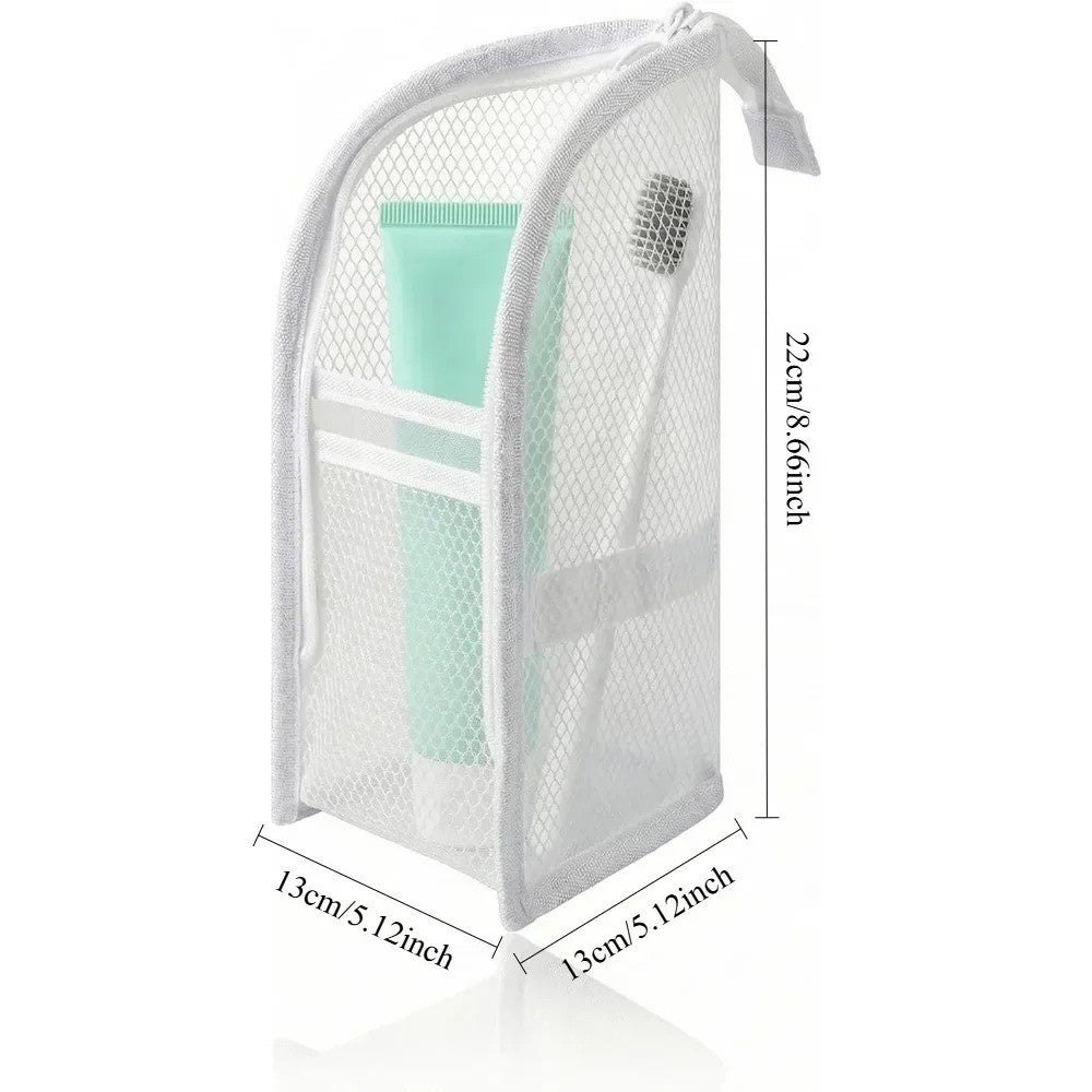 Standing Travel Toiletry & Makeup Organizer Bag Waterproof Cosmetic Pouch