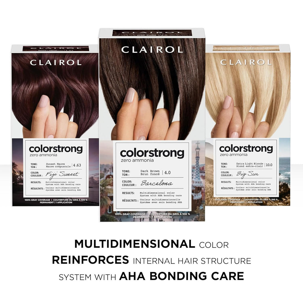 Dark Ash Blonde Hair Dye Kit - Ammonia & PPD Free Permanent Color