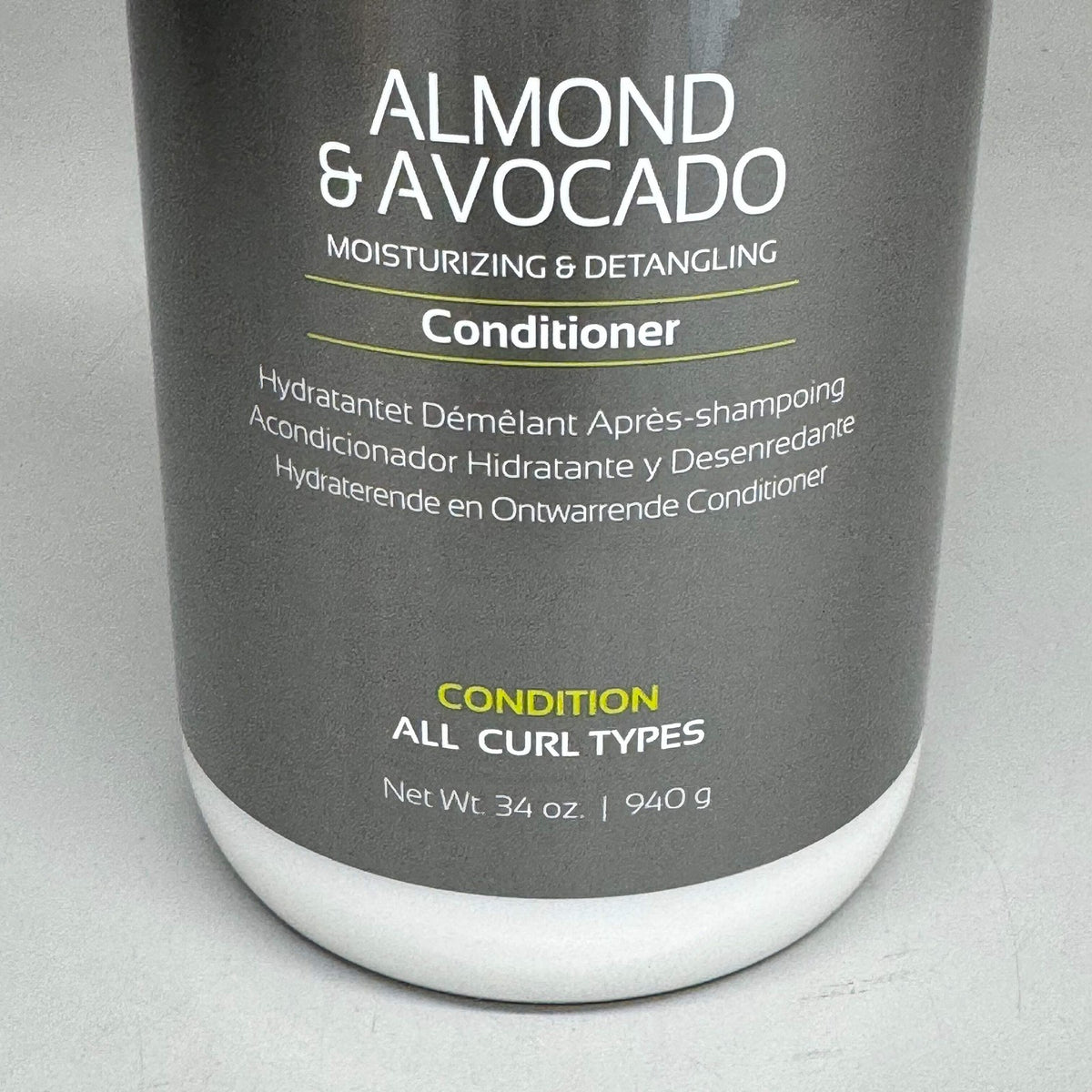 Moisturizing & Detangling Conditioner for Hair - Almond & Avocado, 34 oz