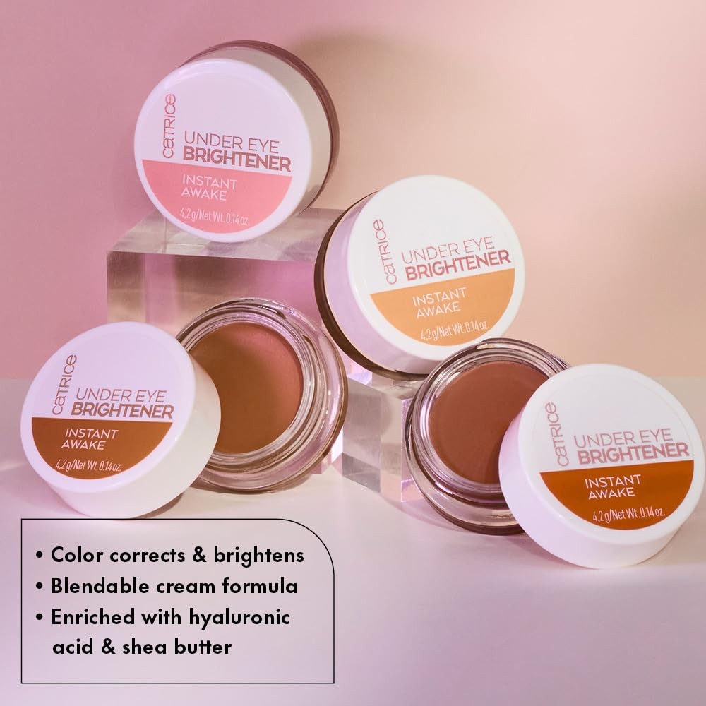 Under Eye Brightener Dark Circles Concealer with Hyaluronic Acid - Light Rose