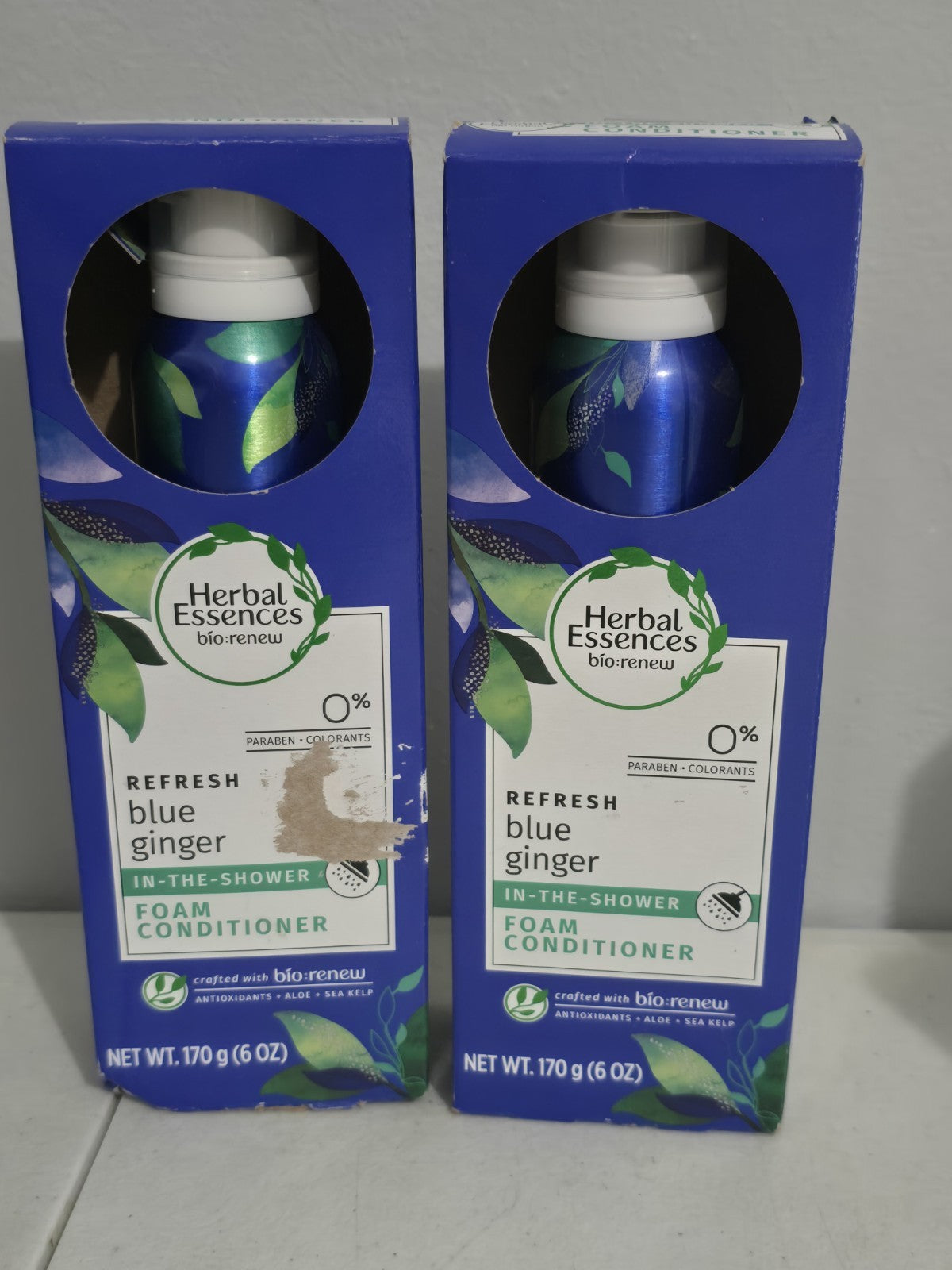 Herbal Essences Bio:Renew Blue Ginger Foam Conditioner - 2 Pack
