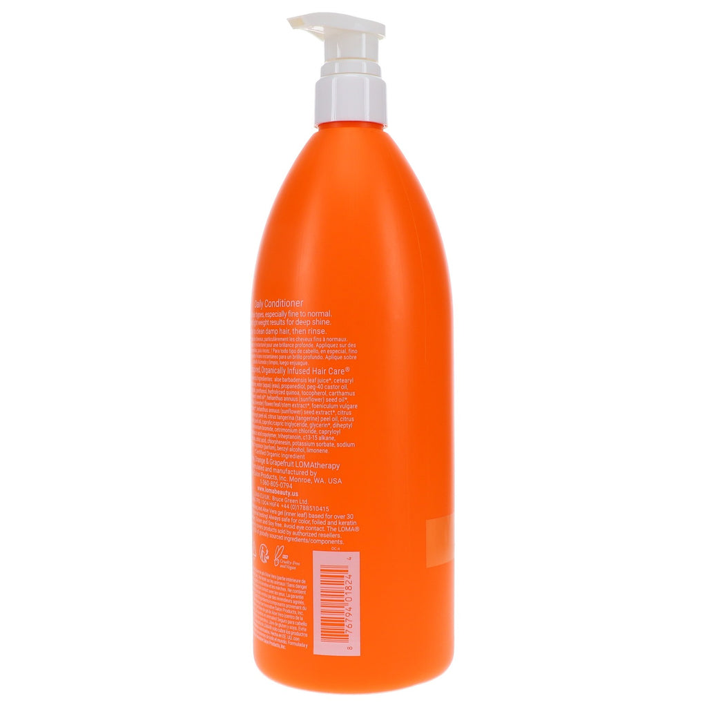 Loma Daily Conditioner 33.8 oz for All Hair Types, Detangler & Heat Protectant