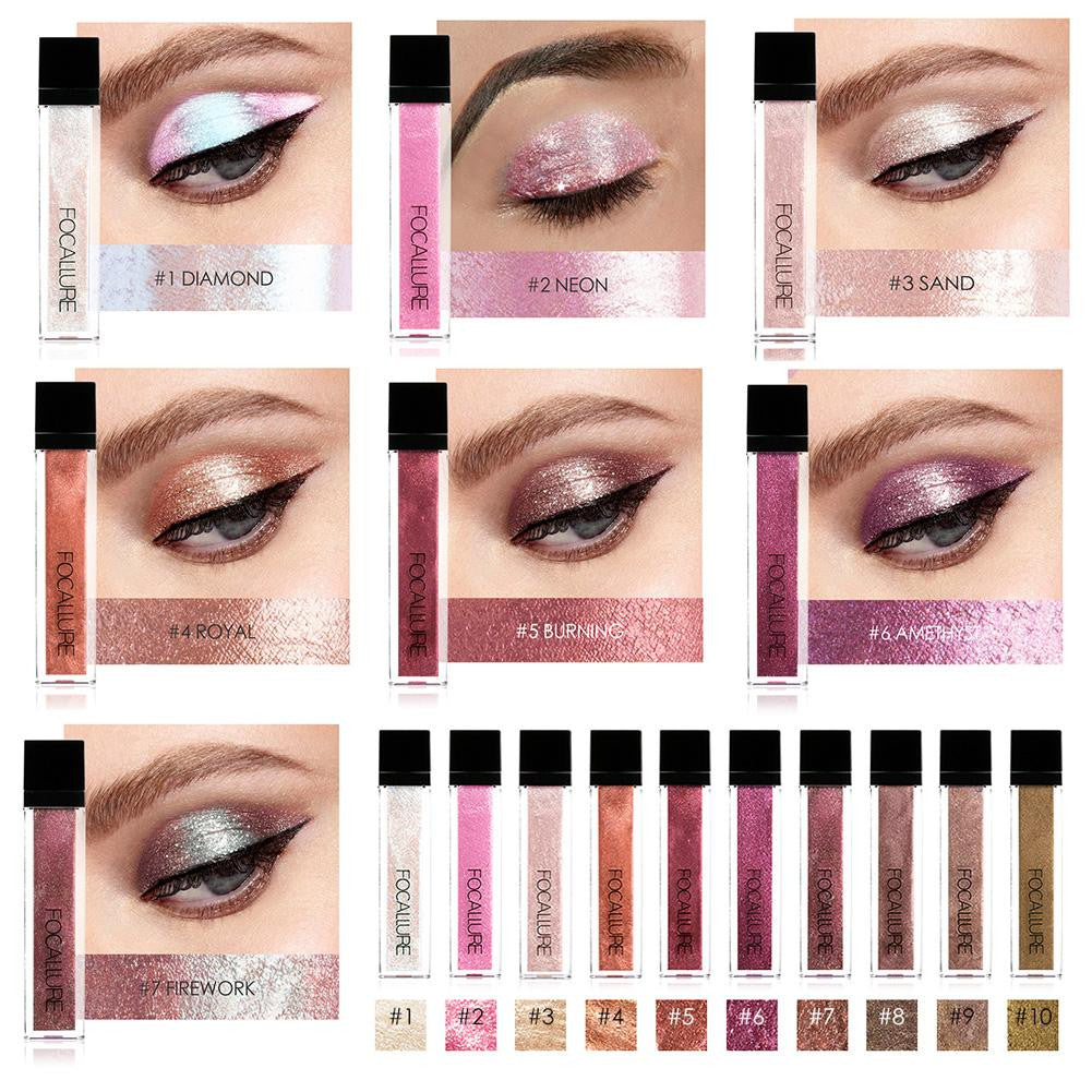 Liquid Eyeshadow Glitter & Glow Waterproof Eye Makeup - Multiple Shades