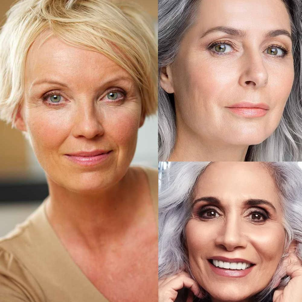 Waterproof Lash Volumizing Mascara for Older Women - 2 Pack, Hypoallergenic & Long-Lasting