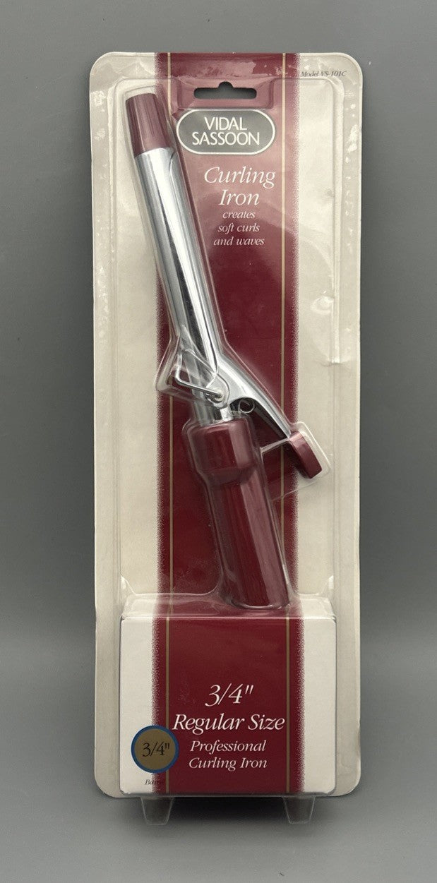 Vintage Vidal Sassoon Pro Curling Iron 3/4 Inch Styling Tool VS-101C