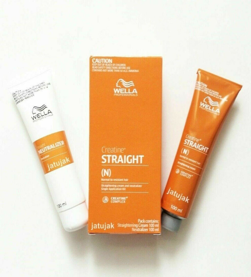 Professional Hair Straightening Cream Kit - 100ML x2 for Up to 12 Weeks Results
