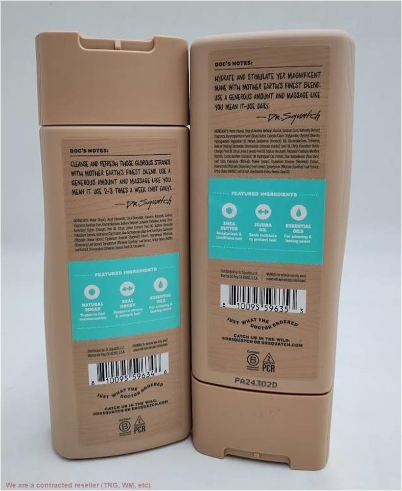 Men's Coconut Shampoo & Conditioner Set - Natural Hair Care Duo