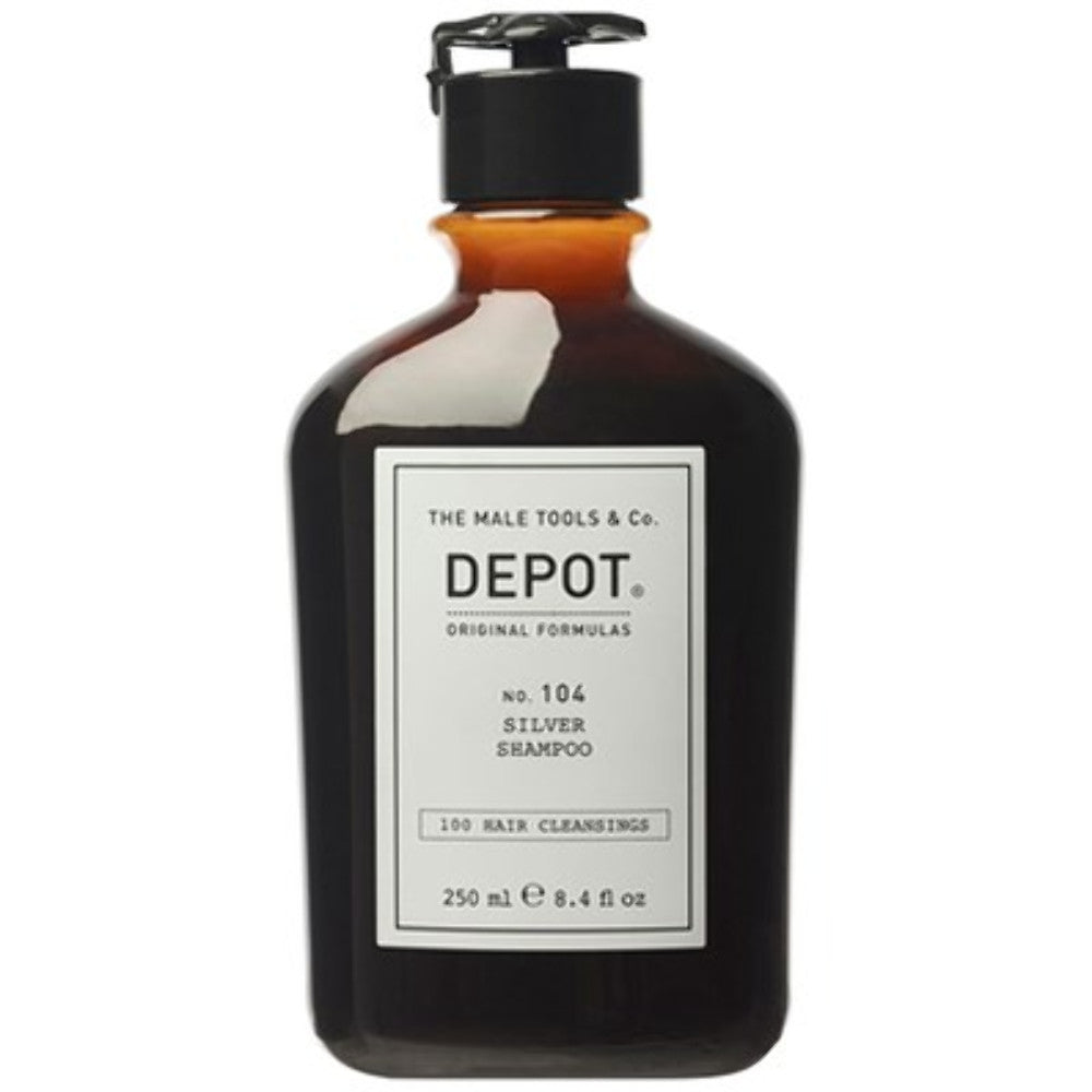 Silver Shampoo for Gray & Blonde Hair - Neutralize Brass & Enhance Shine – 8.4 Fl Oz