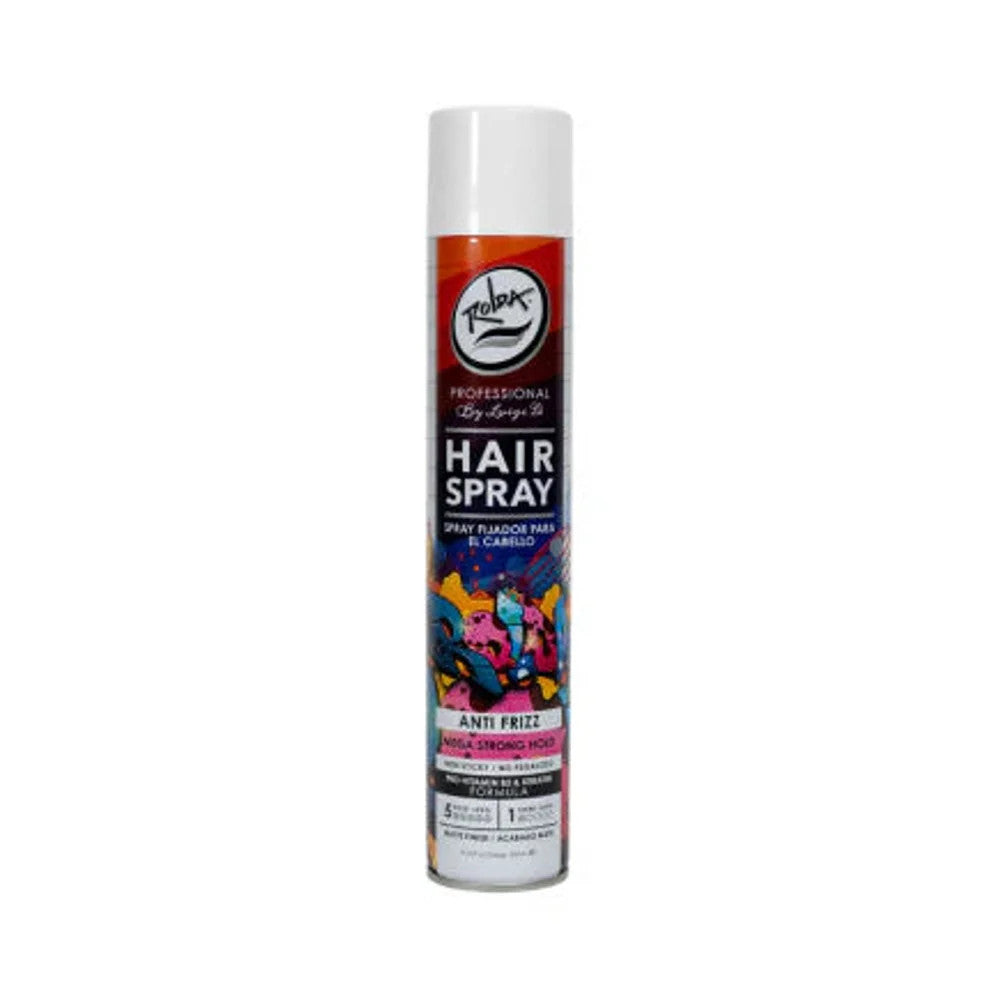 Mega Strong Hold Hairspray 13oz - All-Day Firm Control for Thick & Structured Styles