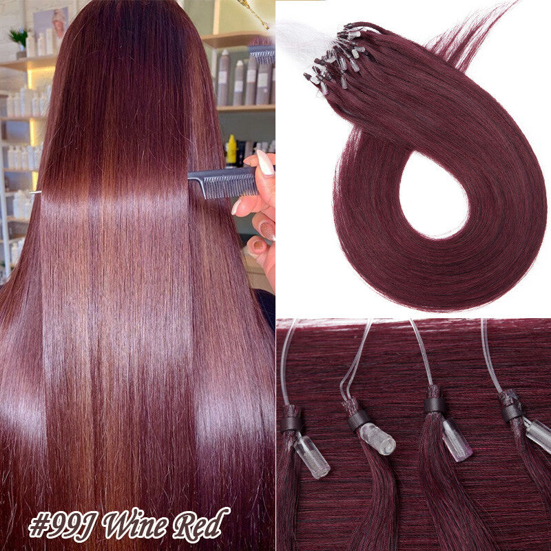 Pre Bonded Human Hair Extensions with Micro Loop Beads - Thick 1G/S