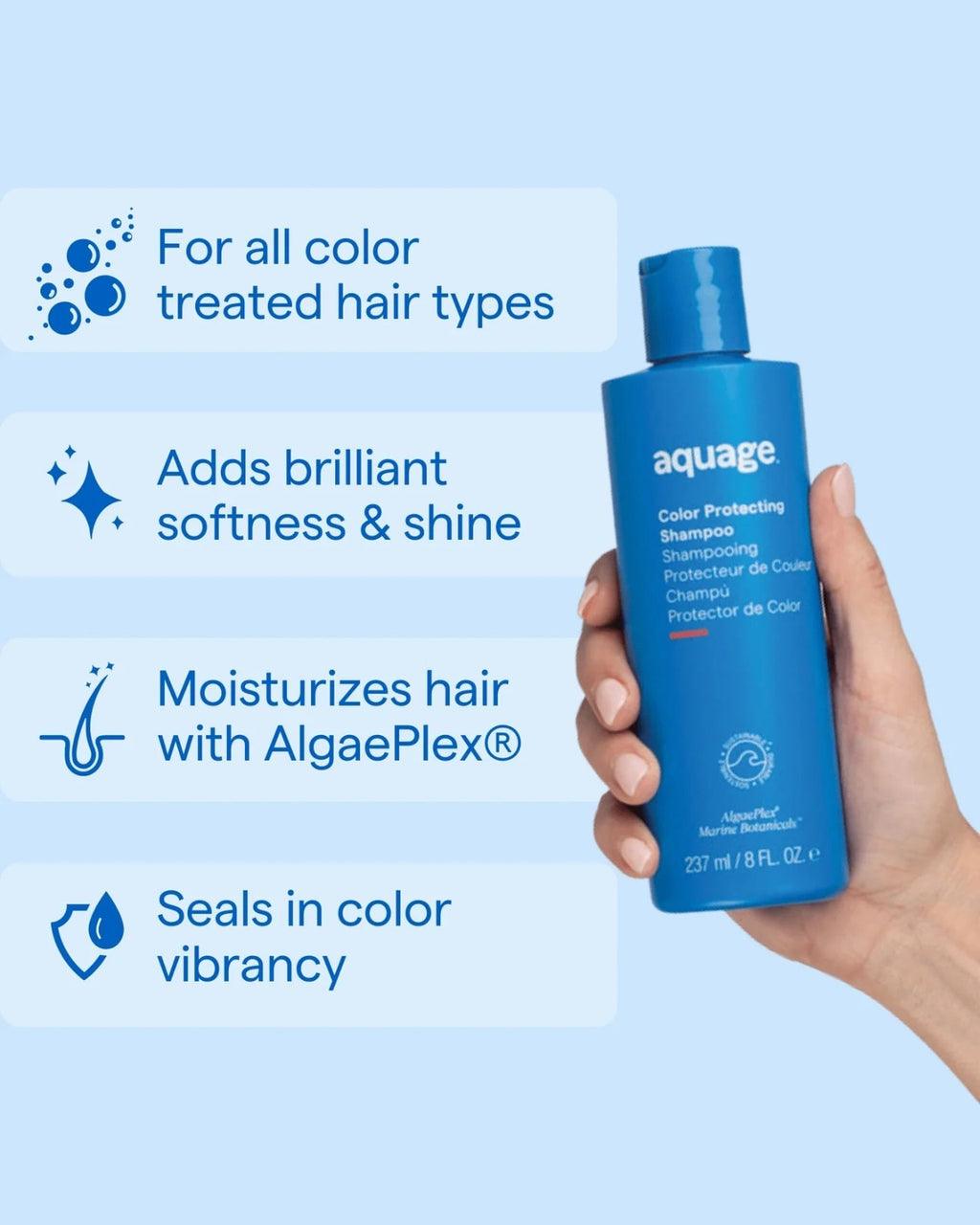 Color Protecting Shampoo 33.8 fl oz - Moisture & Vibrancy Seal