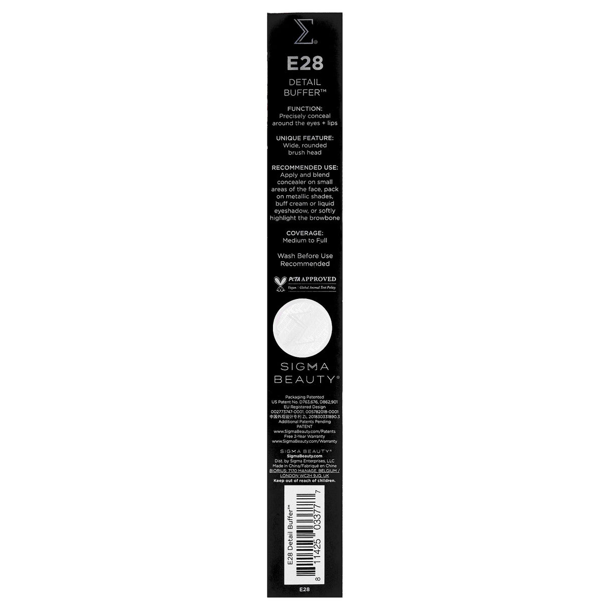 Professional Buffer Eye Brush for Concealer Eyeshadow Highlighting