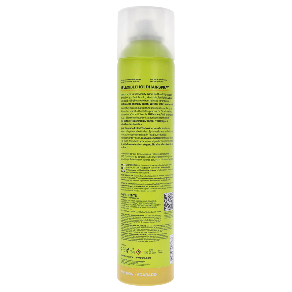 Unisex Flexible Hold Hairspray - Lavender Scent, 10 oz Hair Spray