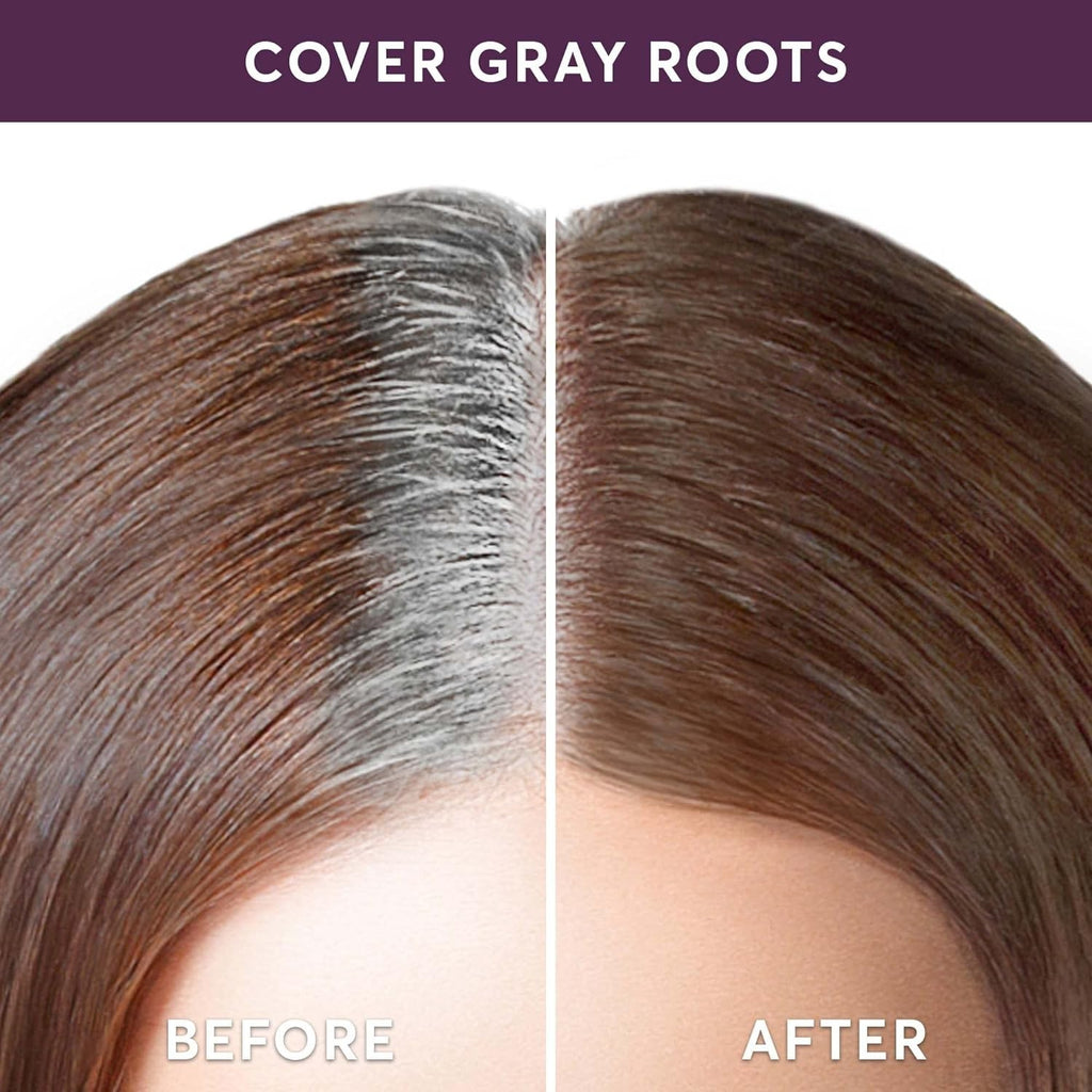 Root Touch Up Powder for Gray Coverage & Brow Filler - Medium Brown