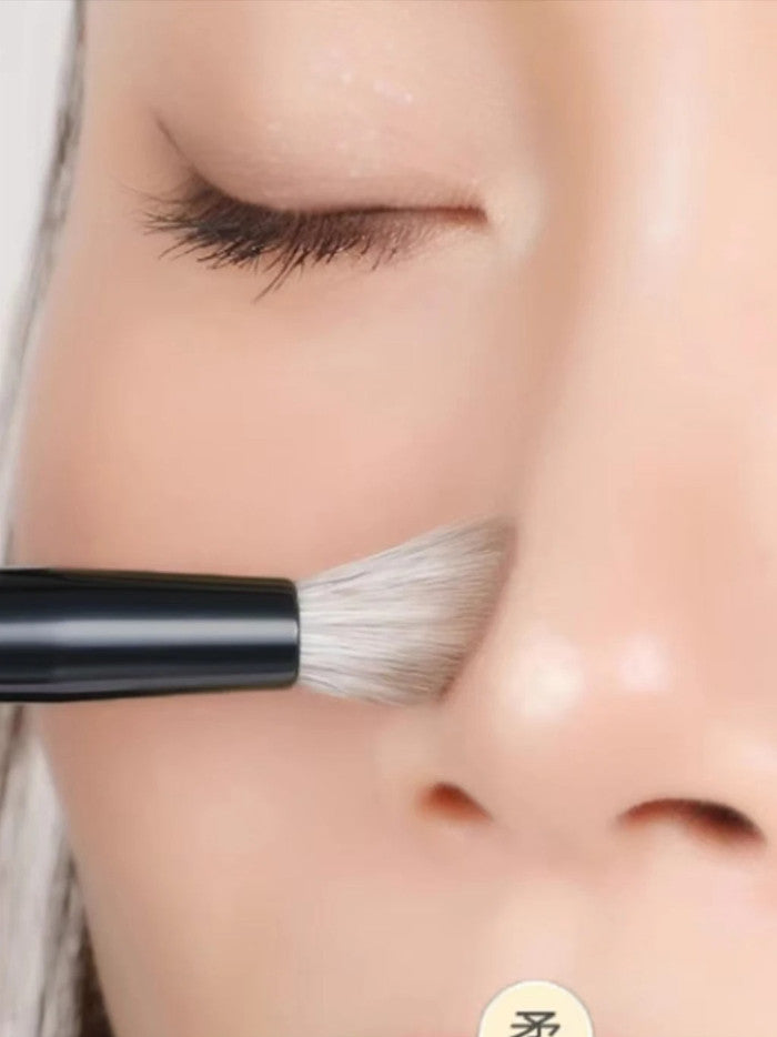 6PCS Makeup Brush Head Set Portable Nose Shadow & Eye Detailing Tools
