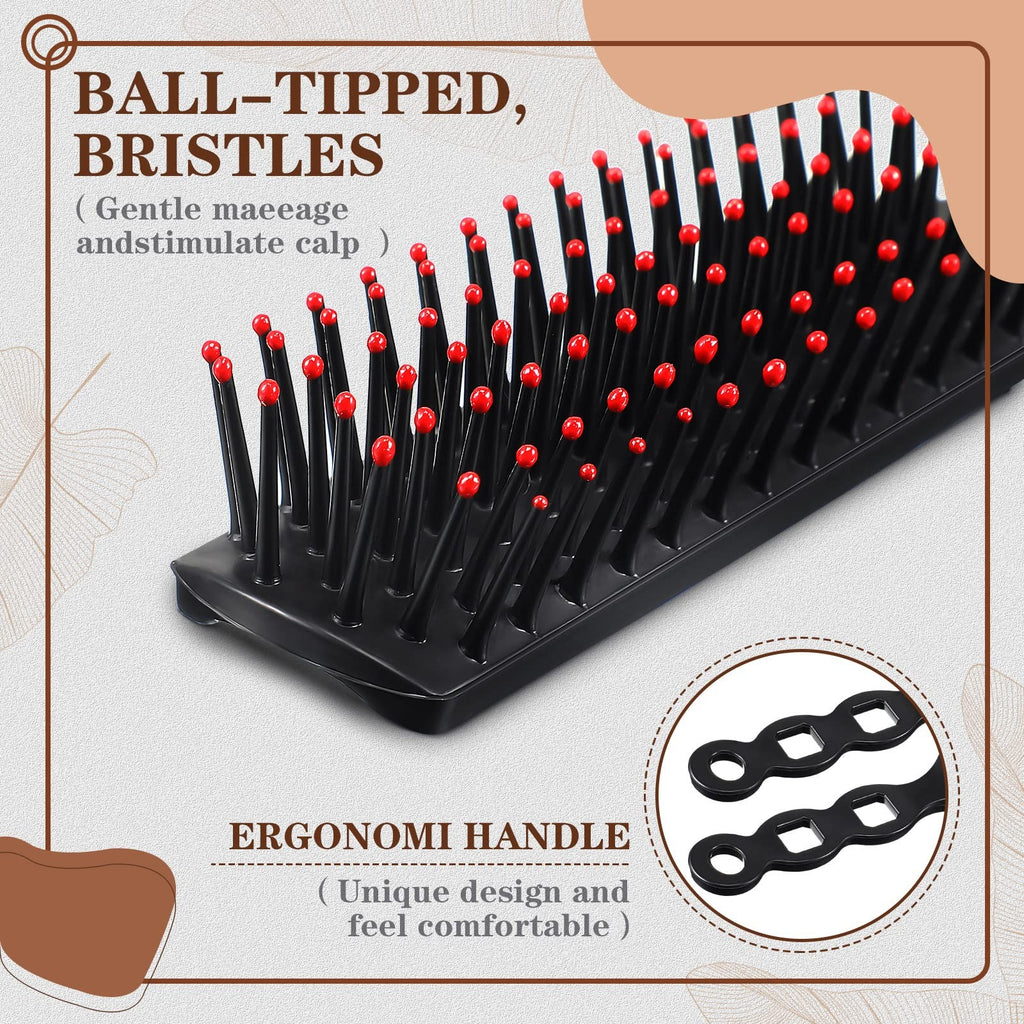 200 Pcs Detangling Hair Brushes for Curly Wavy Hair - Individually Wrapped