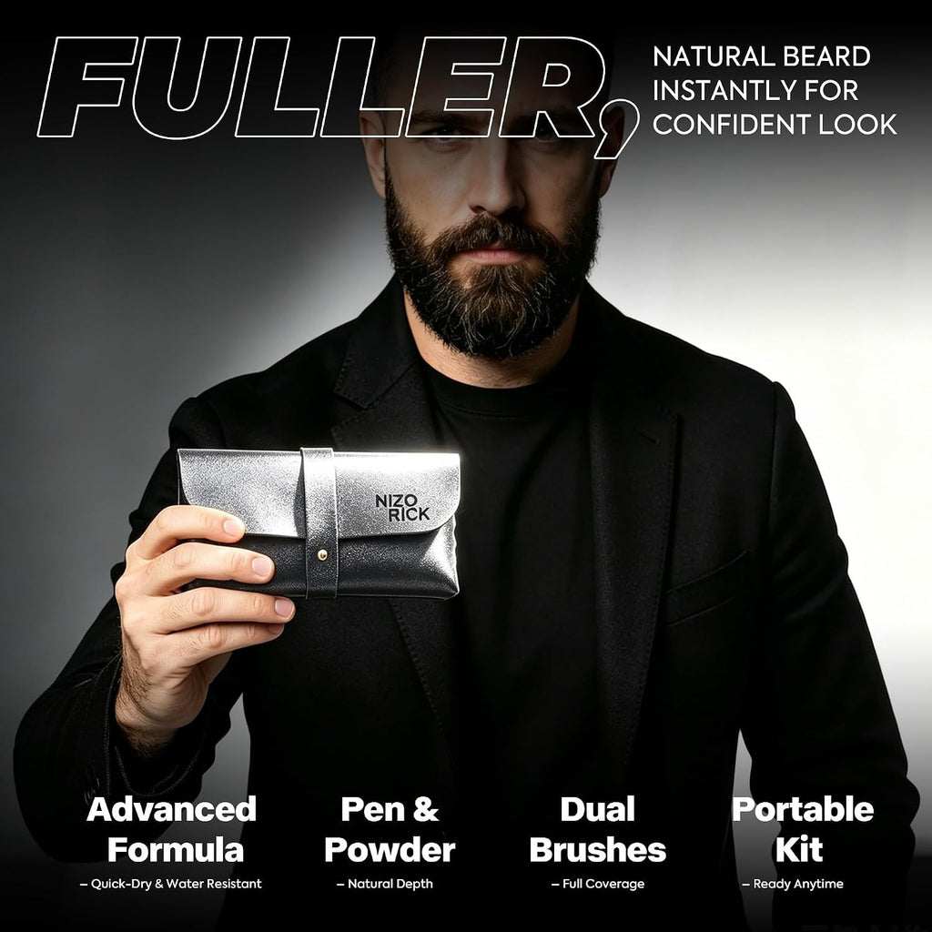 Men's 5-in-1 Waterproof Beard Pencil Kit for Grooming & Styling