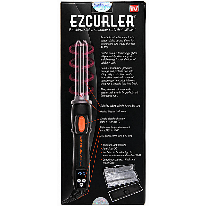 Automatic Hair Curlers - Spin & Wave Curling Iron with Ceramic Tourmaline