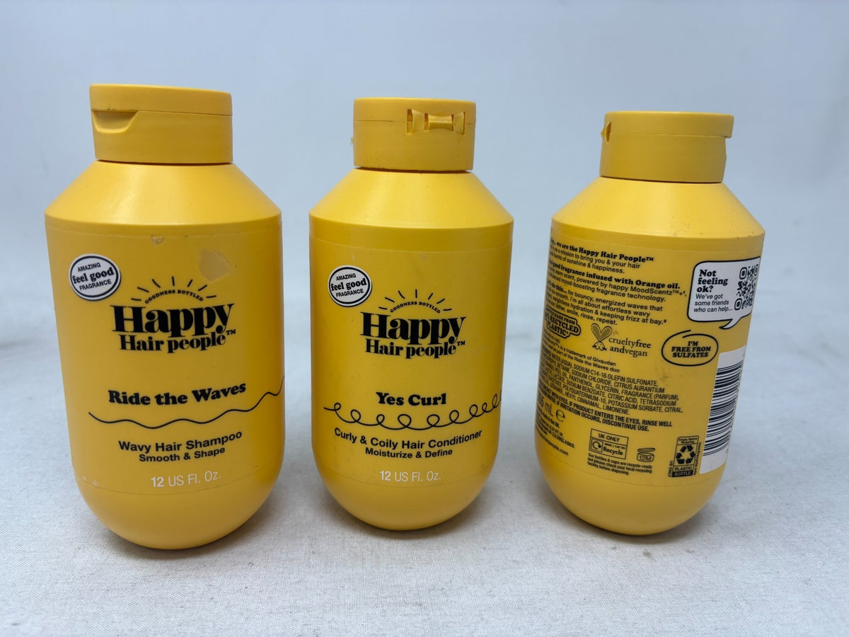 Happy Hair People Ride The Wave Shampoo & Conditioner Set 12oz — Hair Care Kit