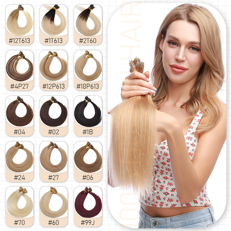 Full Head Nano Ring Hair Extensions 100% Remy Human Hair Thick 200G