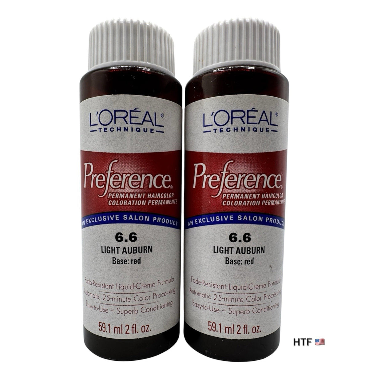 L'Oréal Preference Light Auburn Permanent Hair Color 6.6 - 2 Pack