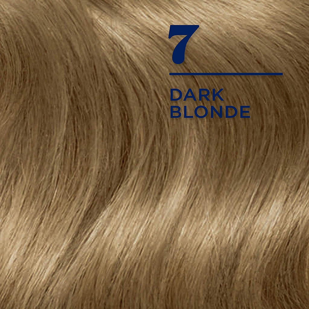 Permanent Hair Dye Kit - Dark Blonde 7, Covers Gray & Highlights