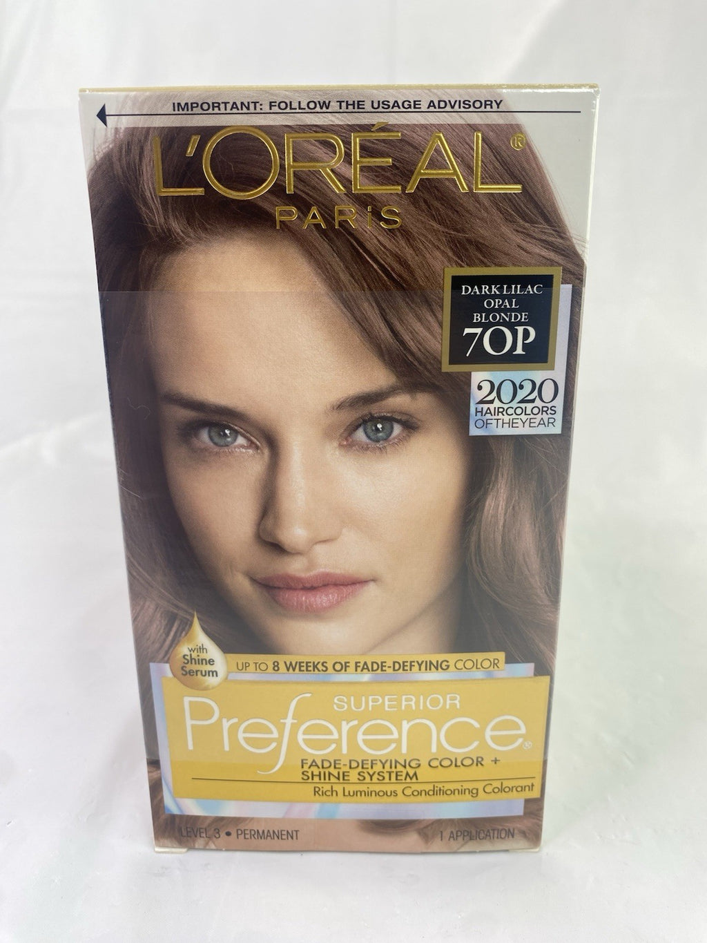 L'Oreal Paris Fade-Defying Shine Hair Dye 70P Dark Permanent Color Set