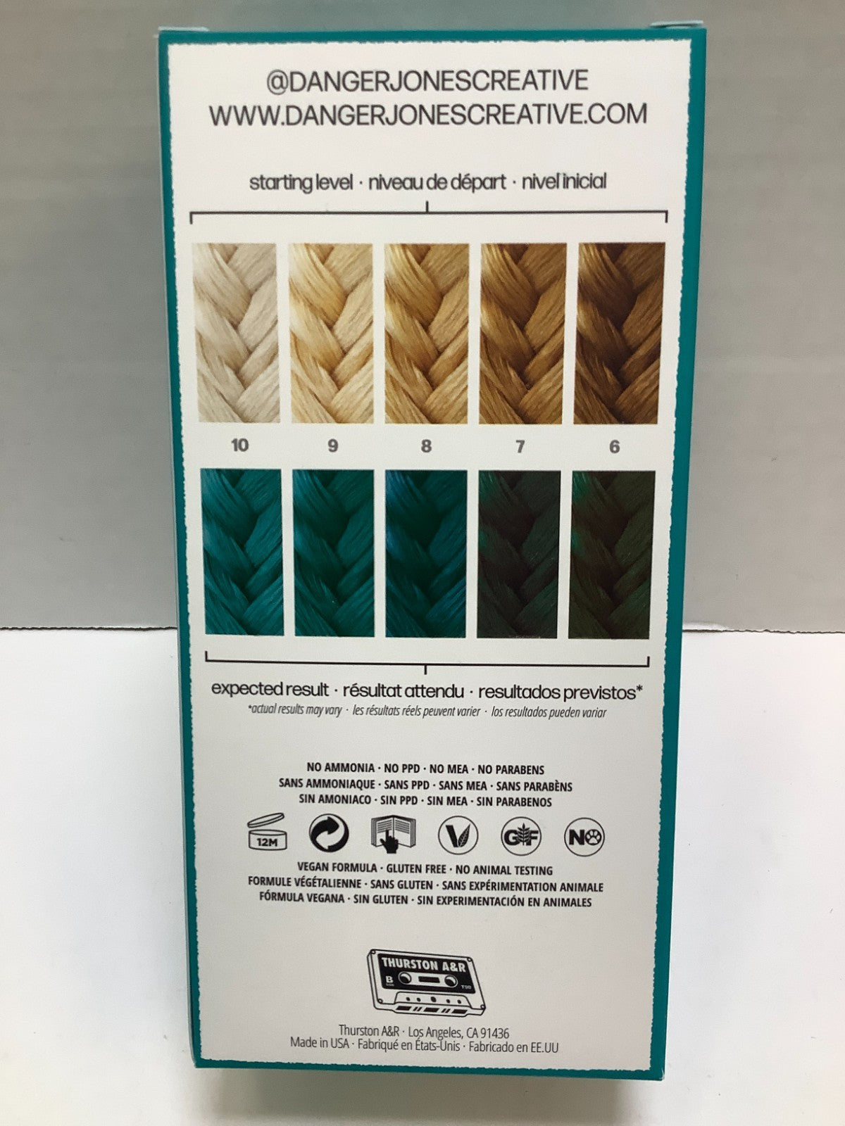 Semi Permanent Hair Color Oblivion Teal 4oz - Lot of 3