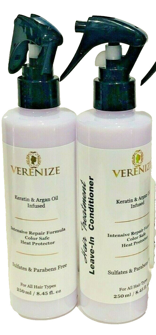 Verenize Keratin & Argan Oil Hair Protector - Intensive Repair & Heat Shield