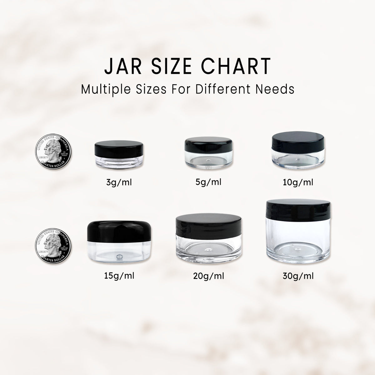 100 Pcs 10G/10ML Clear Plastic Sample Jars with Pink Lids – Cosmetic Storage