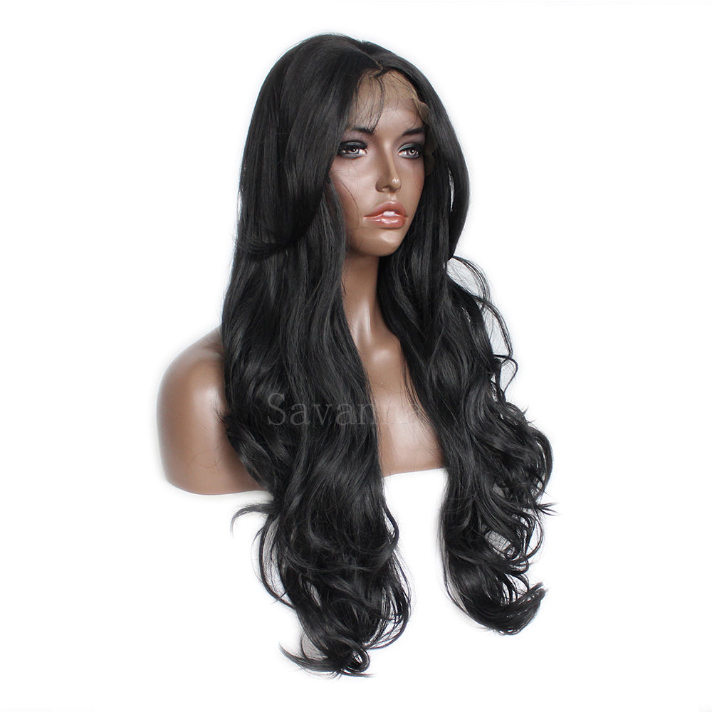 Synthetic Lace Front Wigs for Women Brazilian Body Wave Hair with Baby Hair