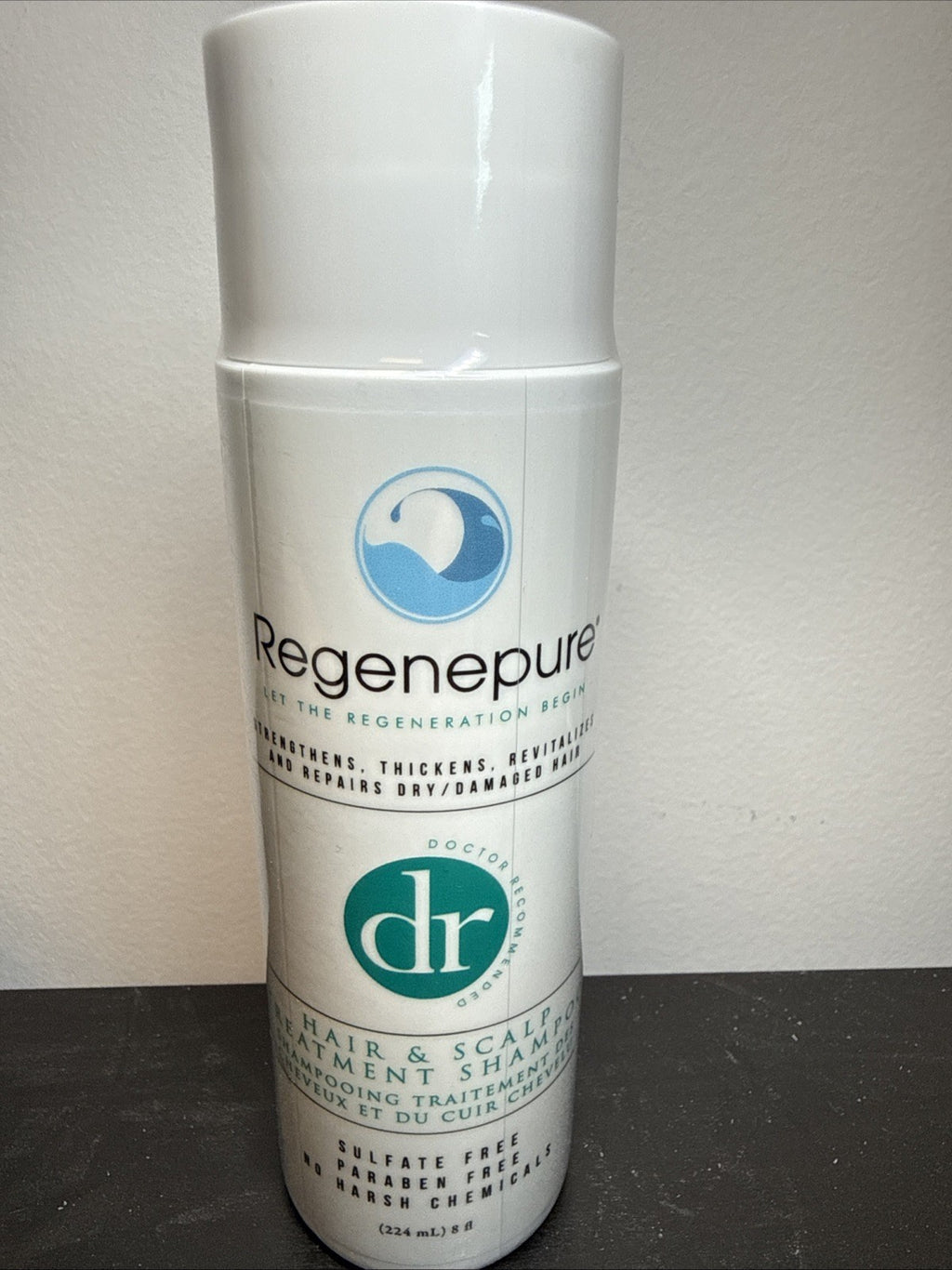 Regenepure DR Hair and Scalp Treatment Shampoo - Nourishing & Sulfate-Free, 8 Fl Oz