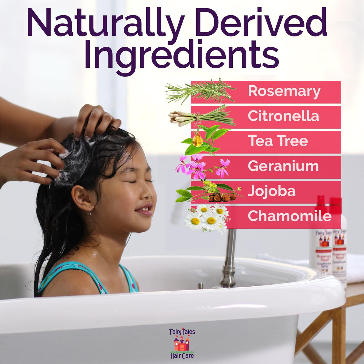 Kids Lice Prevention Shampoo Conditioner & Spray Set - Natural Repellent Trio